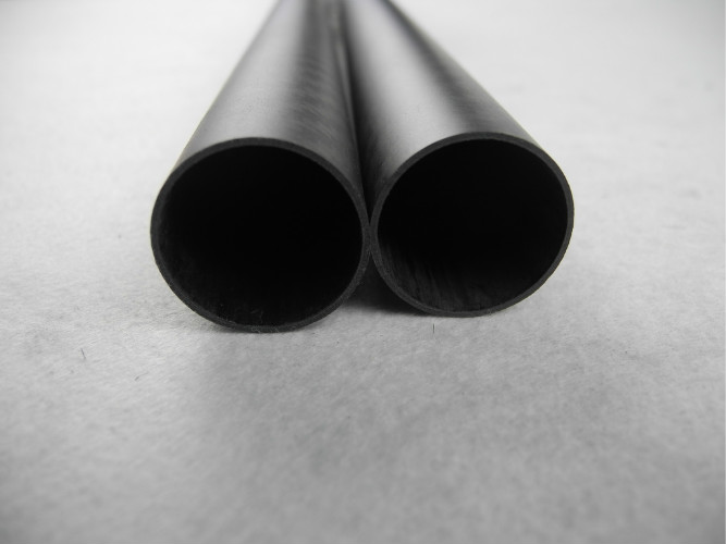 (ОД) 25мм * 23мм (ИД) * трубка волокна углерода поверхности штейна 500мм для свертывая трубопровода