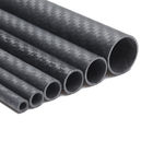 Matte 3K Twill Carbon Fiber Round Tube For Sports Equipment