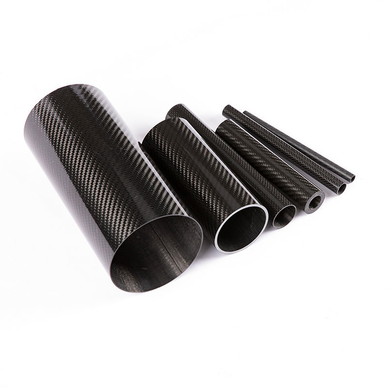 High Strength 3K Carbon Fiber Tube with Glossy Matte Finish FRP Carbon Pipe