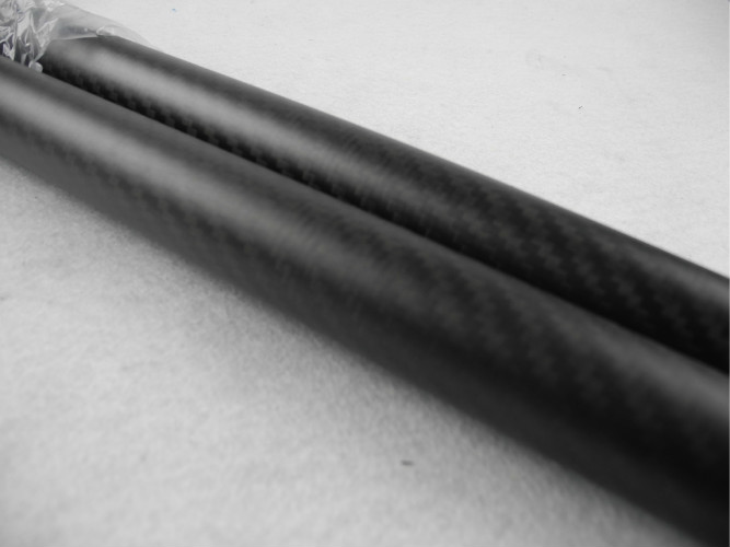 (ОД) 25мм * 23мм (ИД) * трубка волокна углерода поверхности штейна 500мм для свертывая трубопровода