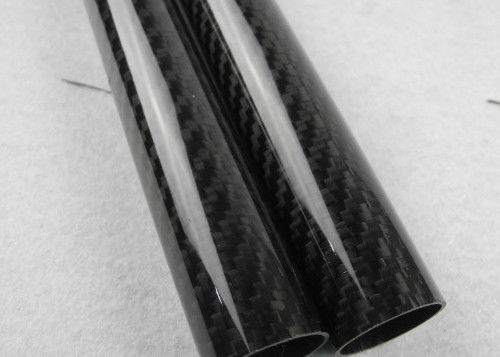 Woven 3K Square Carbon Fiber Tube Twill Glossy Pressure Resistance