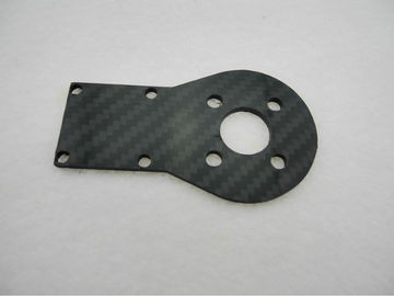 Twill Weave Matte 3K CNC Prototype Machining Carbon Fibre Part for Duadcotper / Hexcopter