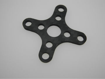 Twill Weave Matte 3K CNC Prototype Machining Carbon Fibre Part for Duadcotper / Hexcopter
