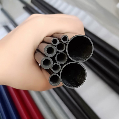 Customized Roll Wrapping Carbon Fiber Tubes Electromagnetism Property 2000mm