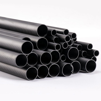 UV Resistant 3K Carbon Fiber Tube Pipe Excellent Structural Performance