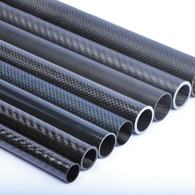 UV Resistant 3K Carbon Fiber Tube Pipe Excellent Structural Performance