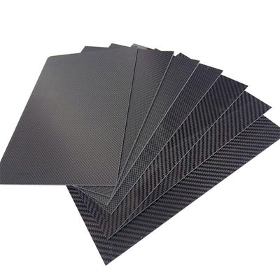 Strength And Durability 100% Carbon Fiber Sheet Ideal Strength To Weight Ratio