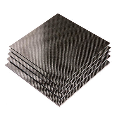 3K Carbon Fiber Plate Plain Weave Panel Sheet Glossy Surface 400X500X4MM