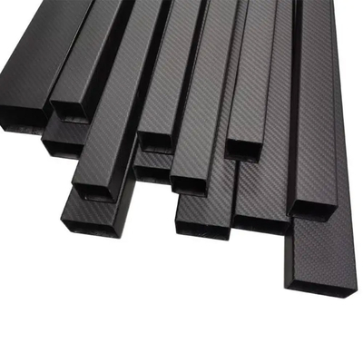 Rigid, Durable & Precision-Made Square Carbon Fiber Tube, Roll Wrapped or Pultruded