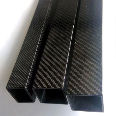 Square carbon fiber tube, outer (20x20 mm.) - inner (18x18mm.) - Length 1000 mm.