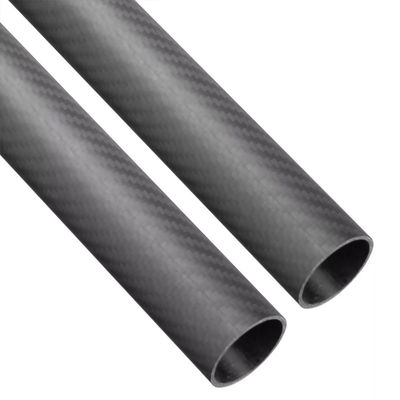 10% 3K Twill Matte Full Carbon Fiber Tubes - High Modulus Carbon Fiber Tube