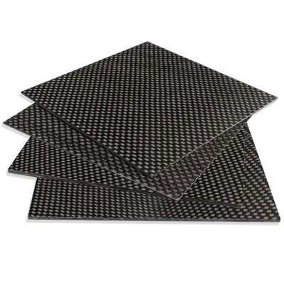 500X600MM Carbon Fiber Plates 0.5MM to 6.0MM Thickness 100% 3K Plain Weave Glossy Carbon Fiber Sheet