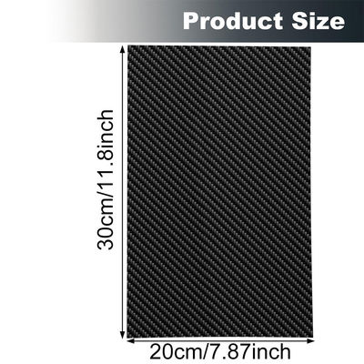 Flexible Durable 200MM*300MM Carbon Fiber Sheet, Twill-Glossy/Matte Surface