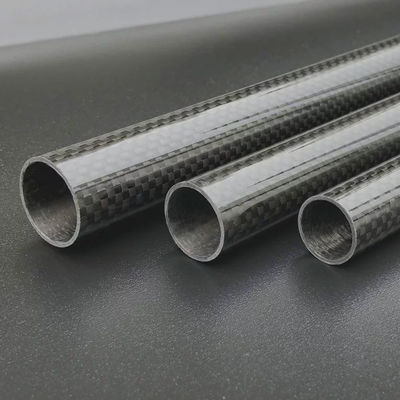 Customizable Carbon Fiber Tube, Lightweight Carbon Fiber Round Tube, High-Strength Black Carbon Tube