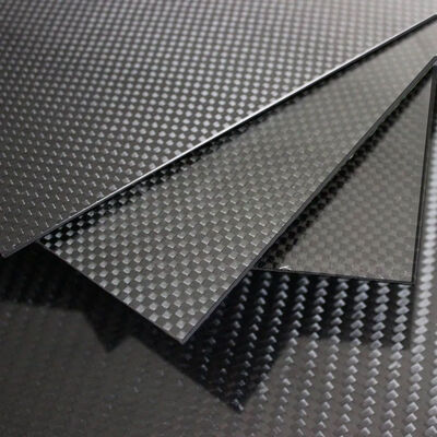 3K Carbon Fiber Plate Sheet 125mm X 75mm X 3MM Thickness Pure Carbon Fiber Board