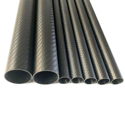 Custom Size 3K Carbon Fiber Tube Pipe Strong and Tough Wear-Resistance with All Sizes Available