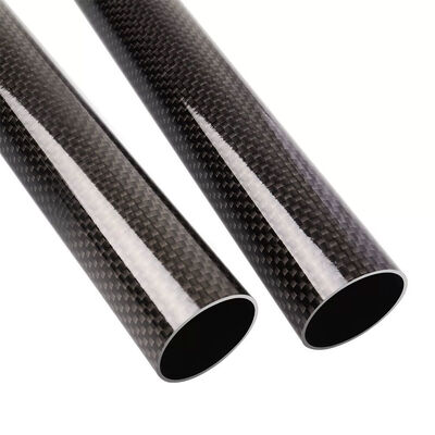 Custom 5mm OD X 3mm ID X 1000mm Length Roll Wrapped Carbon Fiber Tube 3K Glossy Pipe