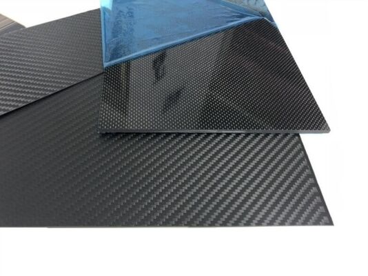 1.0mm High Gloss Carbon Fiber Sheet - 3K Carbon Fiber Composite Plate with Mirror Finish