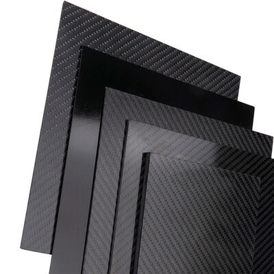 Premium Finish 3K Plain Weave Carbon Fiber Sheet with 0.5mm to 10mm Thickness for High-Performance Applications