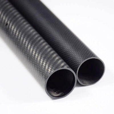 3K Twill Carbon Fiber Pipe Lightweight Durable Carbon Fiber Round Tube