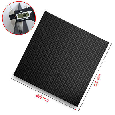 600MM*600MM Carbon Fiber Sheet Plate, Custom Thickness, 3K Twill/Plain Weave CFRP Panel